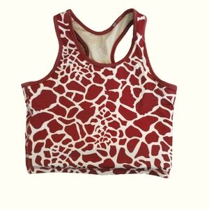 Cheata Equestrian Safari Trotter Bra Ultimate Compression NWT Giraffe Size 2XS